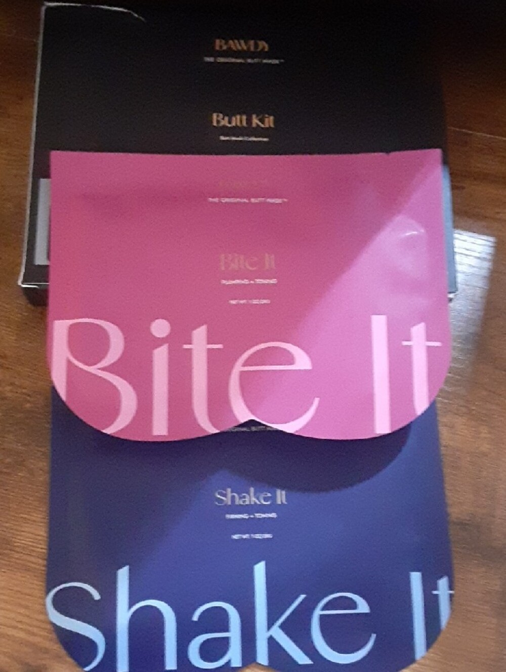 2 BAWDY Butt Masks